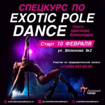 Спецкурс по Exotic Pole dance